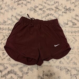 Nike Women's Burgundy Athletic Shorts